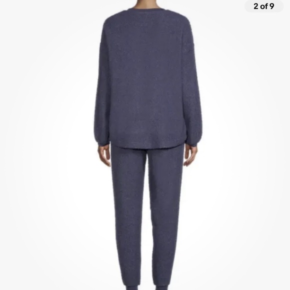 Secret Treasures 2 PC Pajama Set Dark Iris Blue Long Sleeves Crewneck XL NEW - Picture 2 of 10